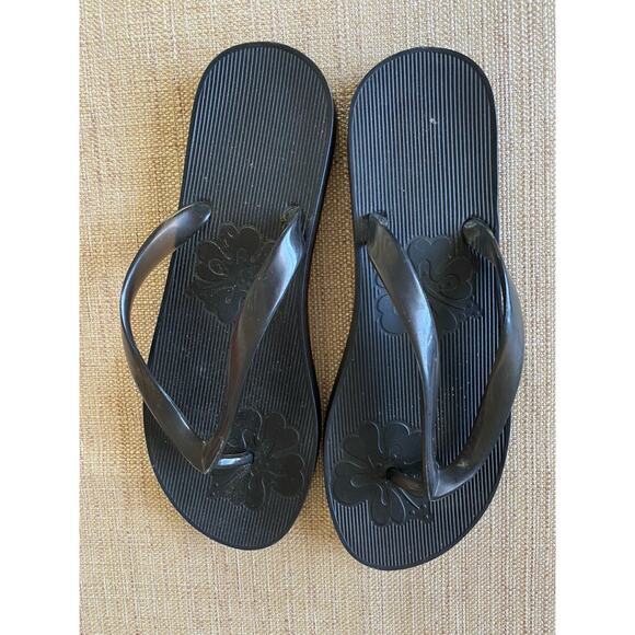 GRENDENE Brazilian Sandals Black US 10 - Picture 1 of 3